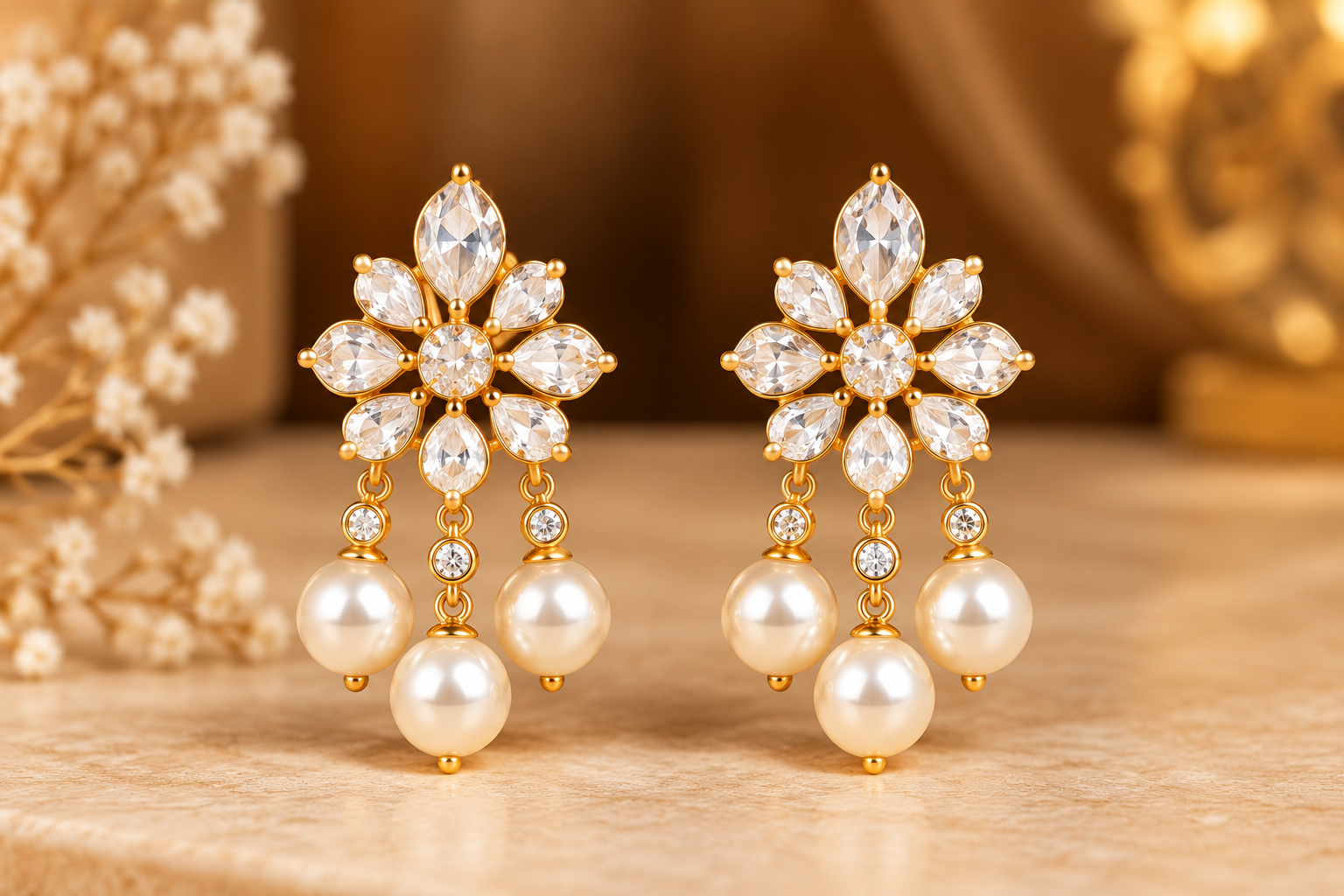Pearl Hair Clip Set
